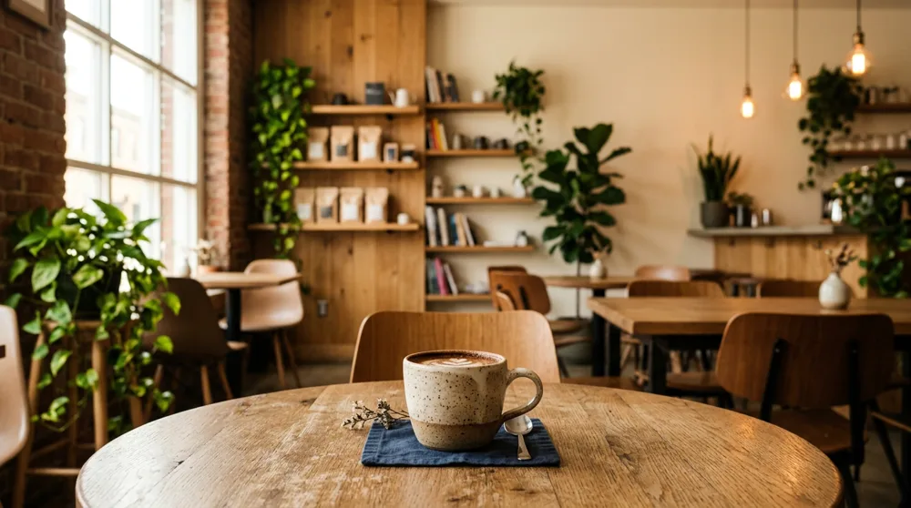 Coffee shop interior